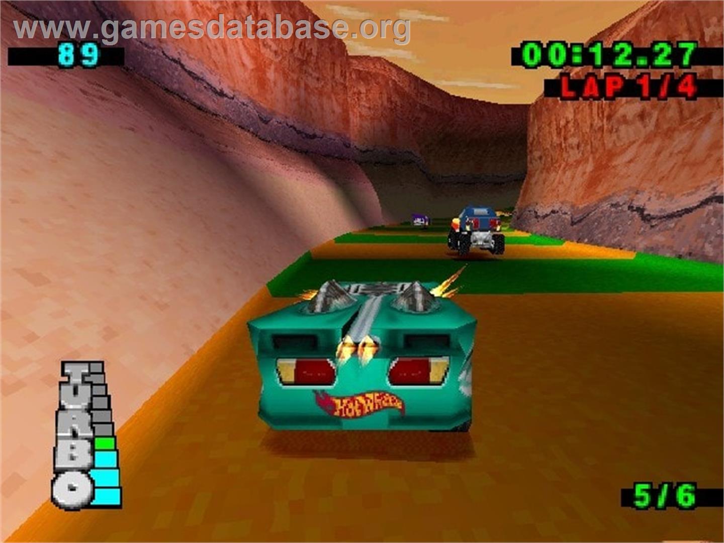 Hot Wheels - Turbo Racing - Sony Playstation - Artwork - In Game