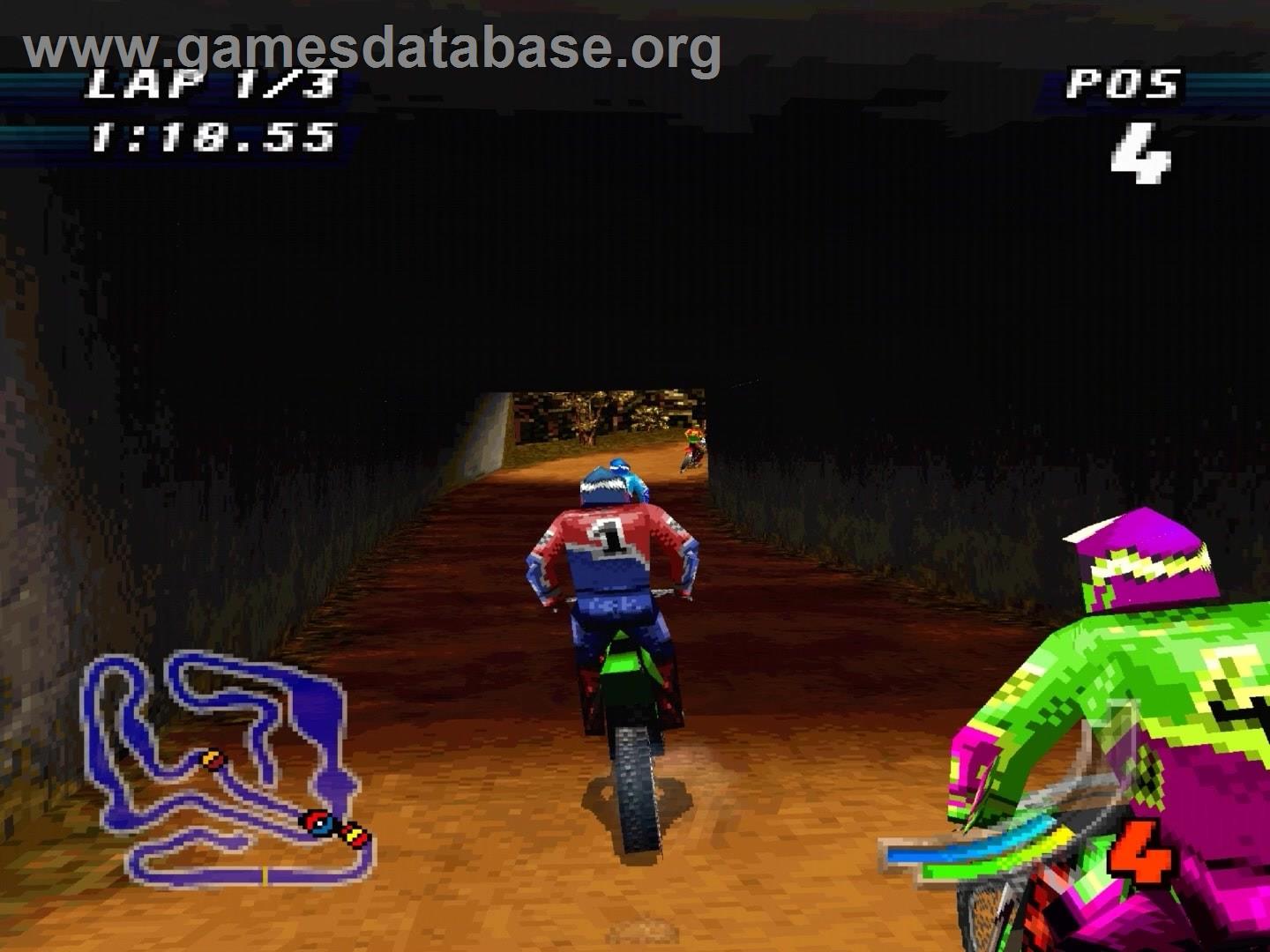 Jeremy Mcgrath Supercross 98 - Sony Playstation - Artwork - In Game