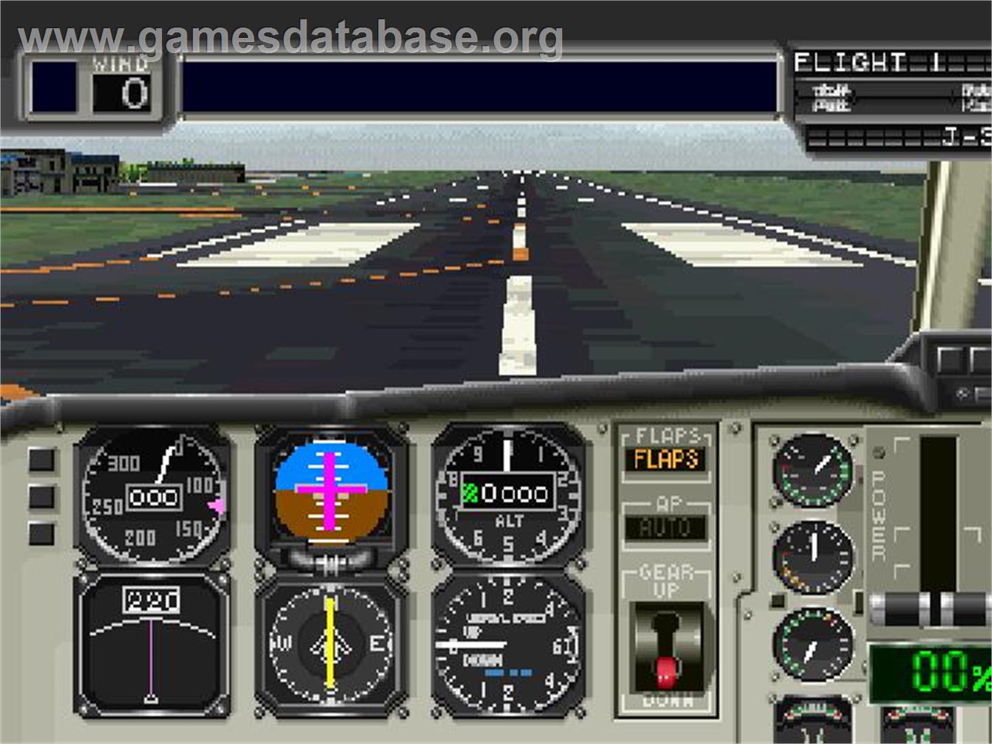 Jet De Go! Let's Go By Airliner - Sony Playstation - Artwork - In Game