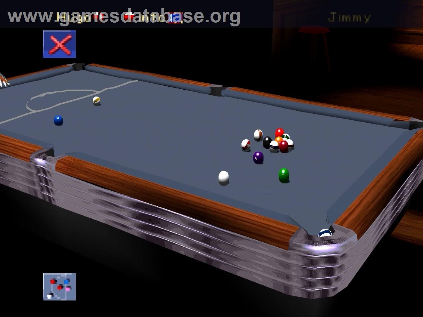 Jimmy White's 2 - Cueball - Sony Playstation - Artwork - In Game