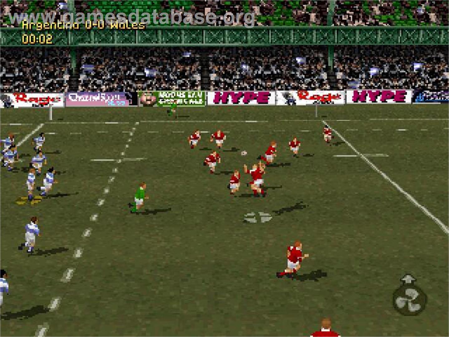 Jonah Lomu Rugby / Brian Lara Cricket - Sony Playstation - Artwork - In Game