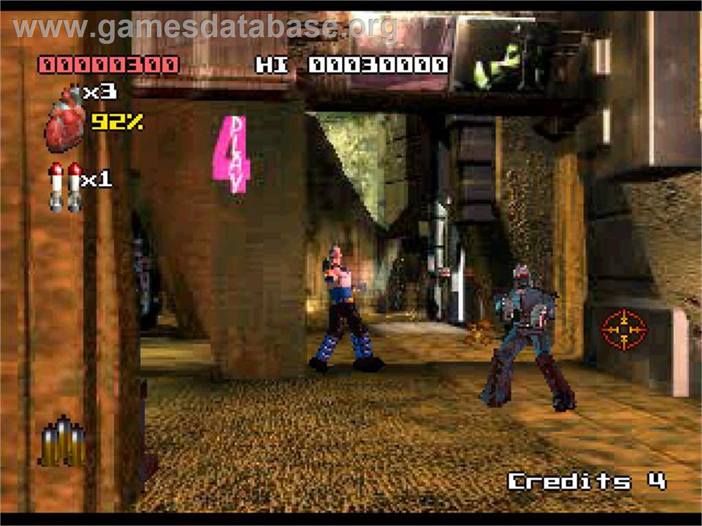 Judge Dredd - Sony Playstation - Artwork - In Game