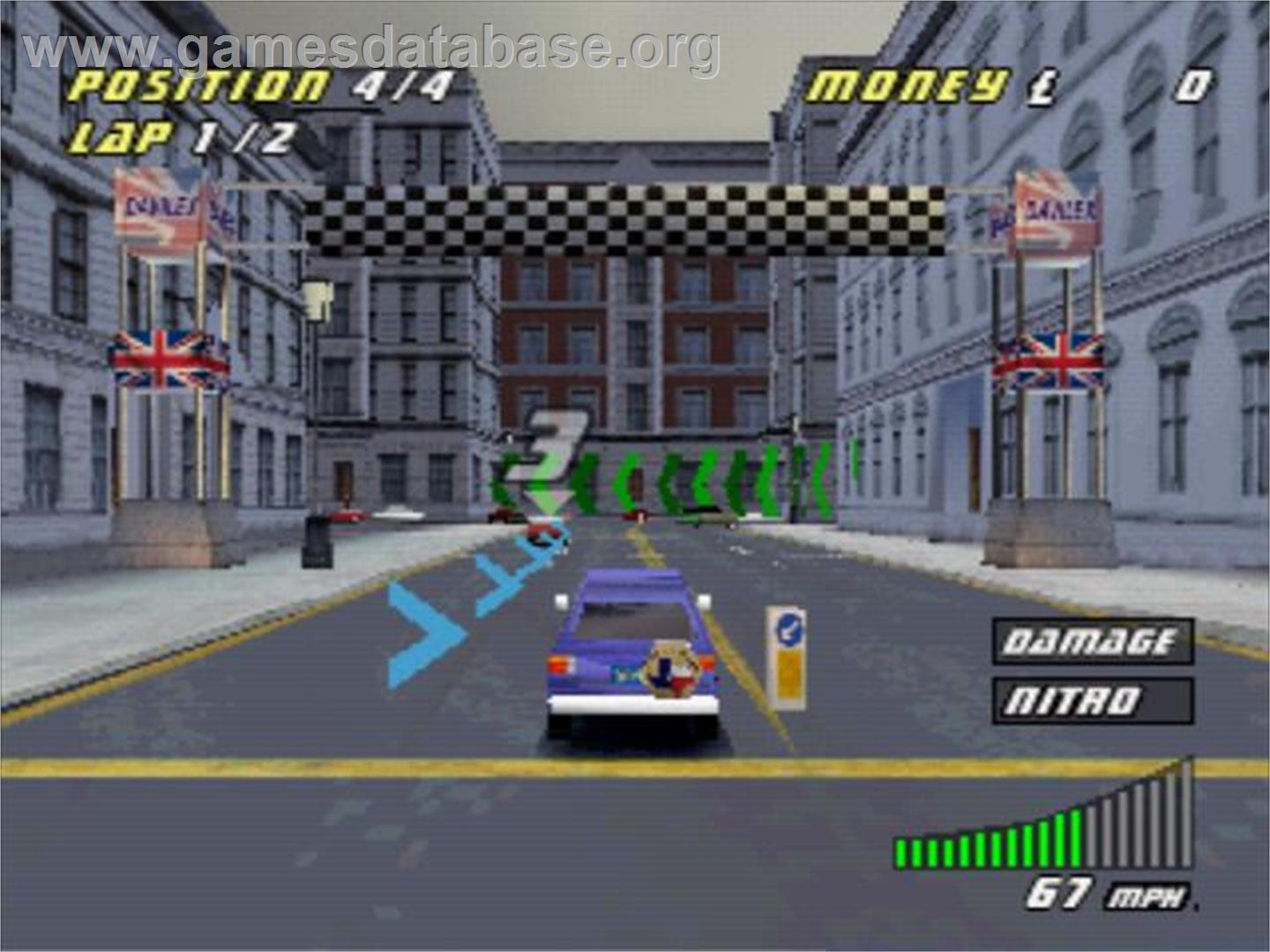 London Racer 2 - Sony Playstation - Artwork - In Game