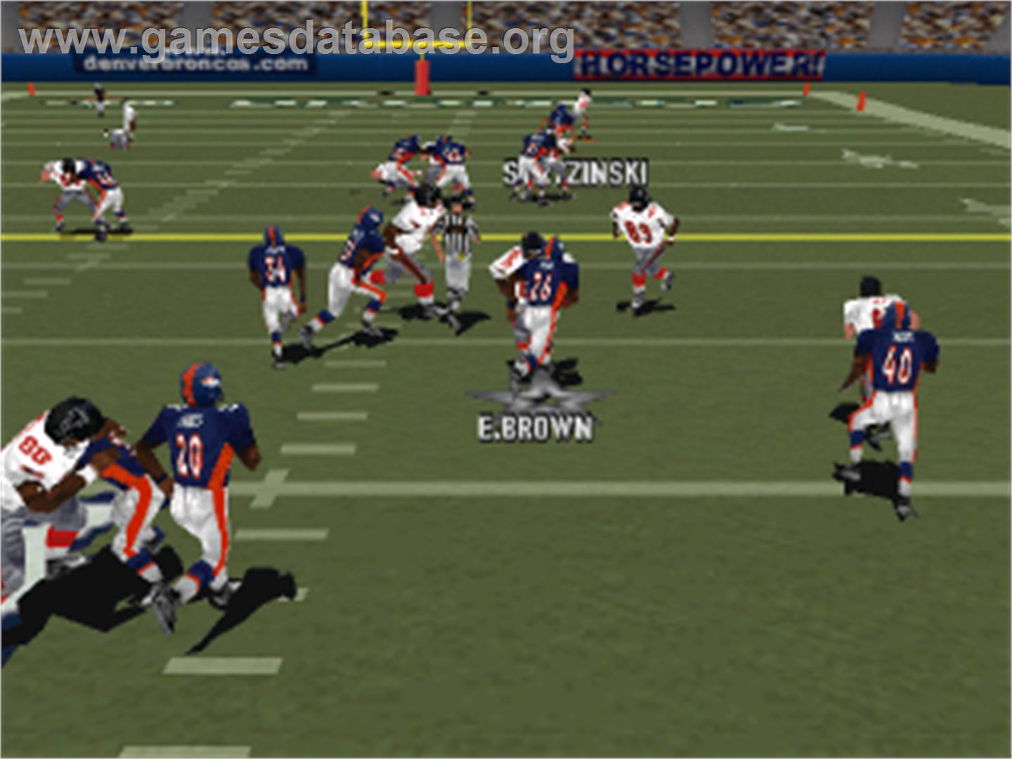 Madden NFL 2000 - Sony Playstation - Artwork - In Game