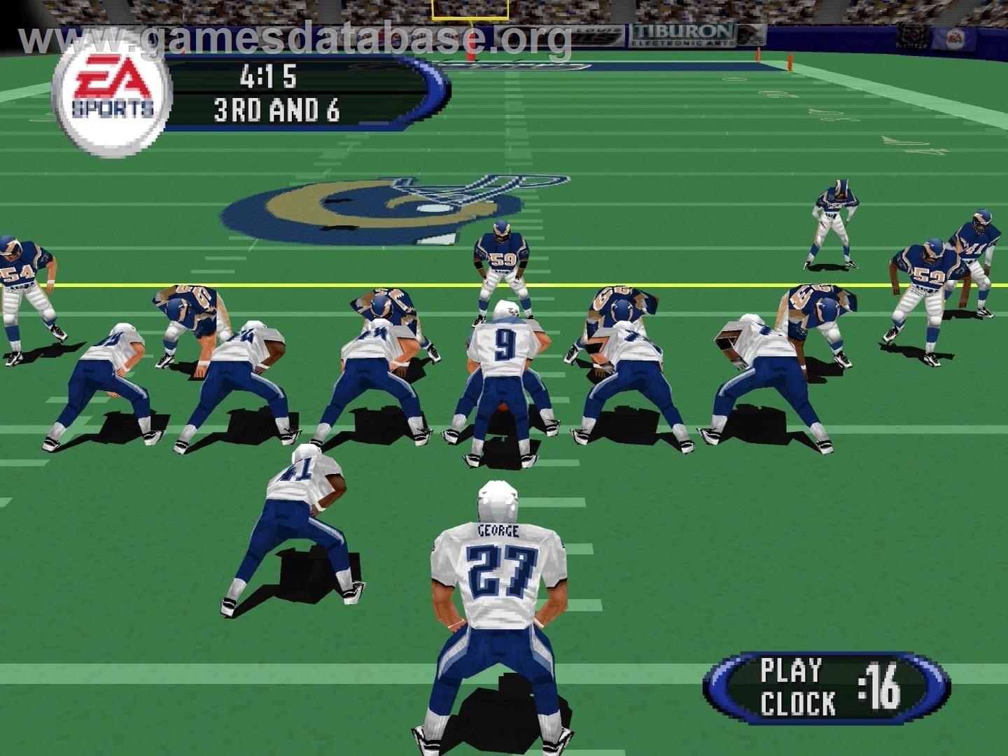 Madden Nfl 2001 - Sony Playstation - Artwork - In Game