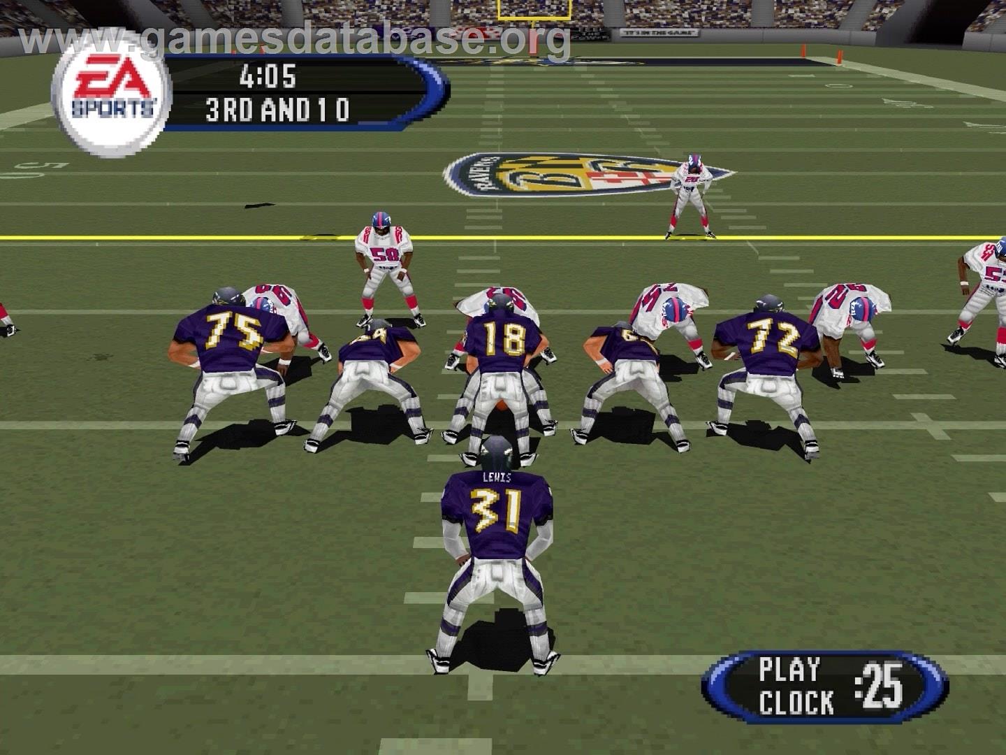 Madden Nfl 2002 - Sony Playstation - Artwork - In Game