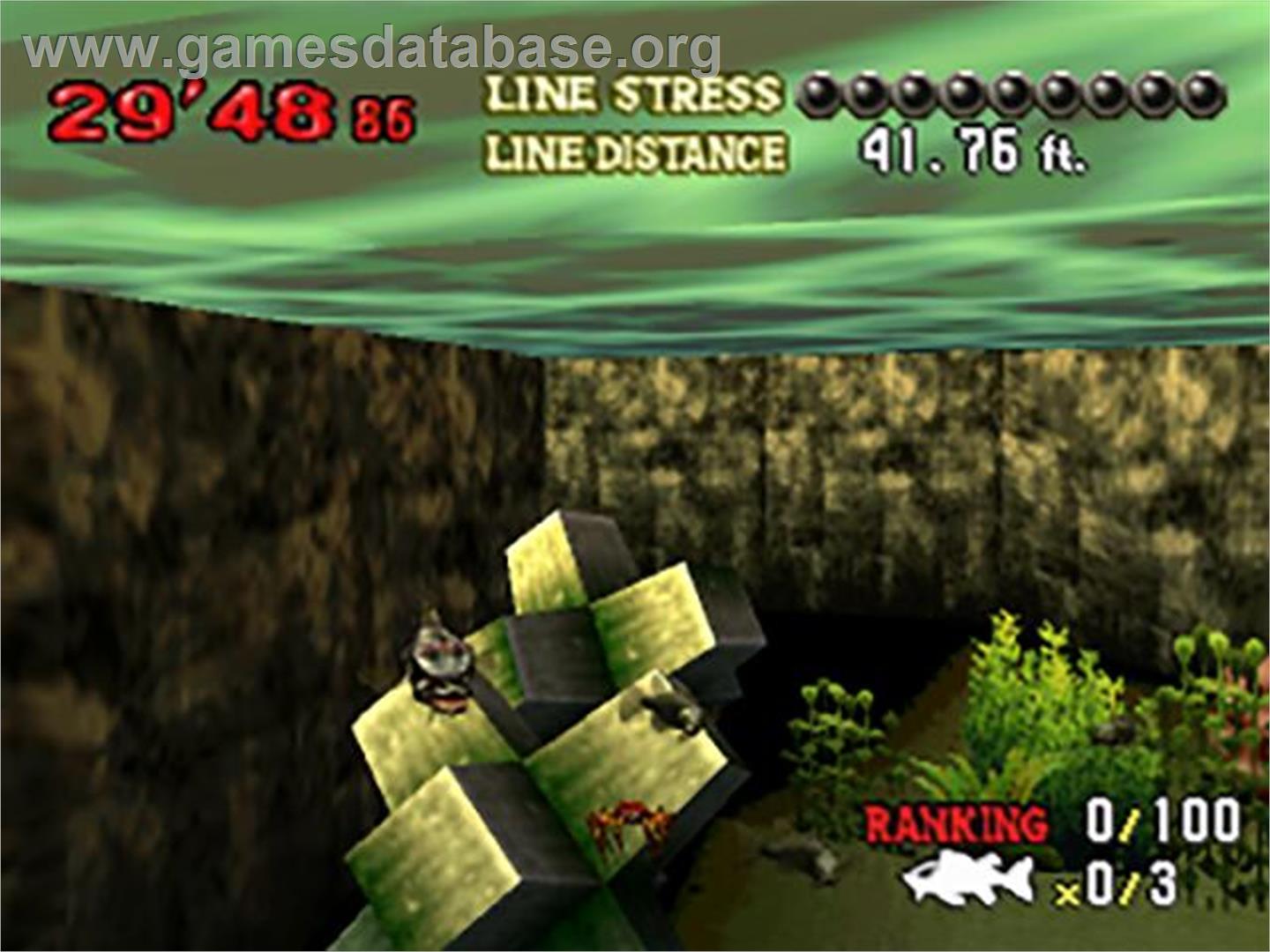 Monster Bass - Sony Playstation - Artwork - In Game
