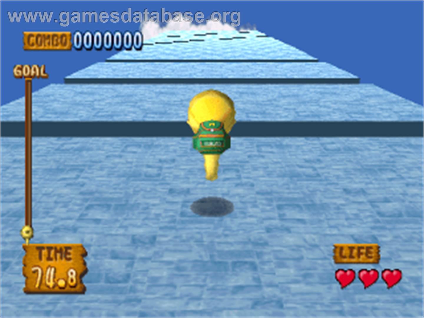 Monster Rancher Hop-A-Bout - Sony Playstation - Artwork - In Game