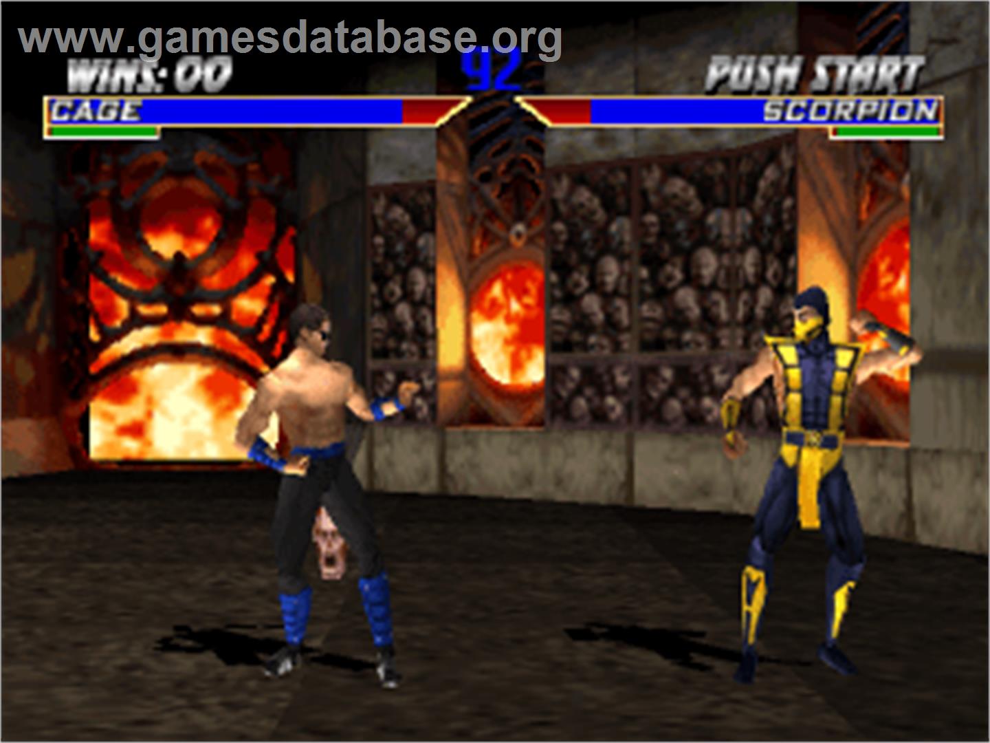 Mortal Kombat 4 - Sony Playstation - Artwork - In Game