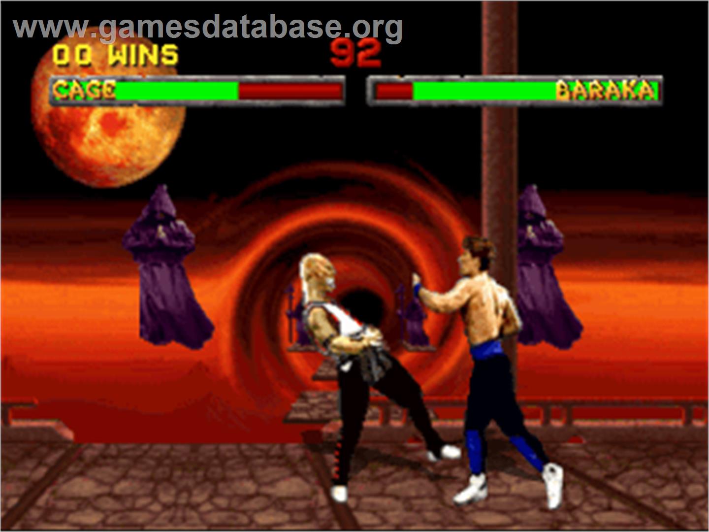 Mortal Kombat II - Sony Playstation - Artwork - In Game