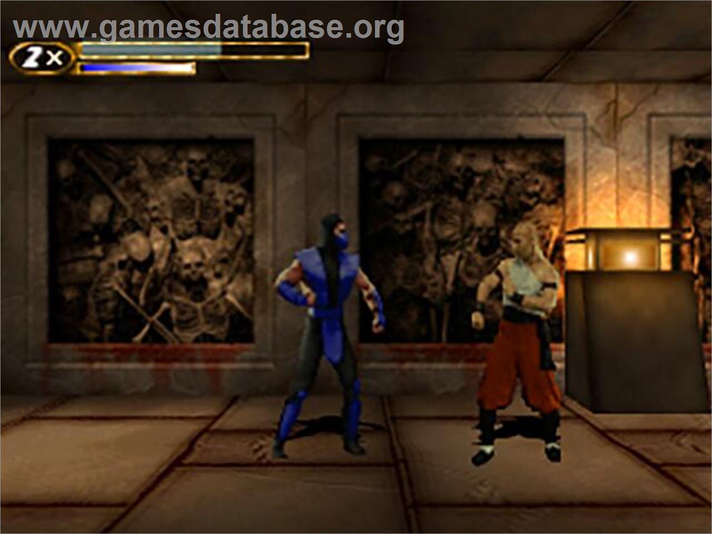 Mortal Kombat Mythologies Sub-zero - Sony Playstation - Artwork - In Game