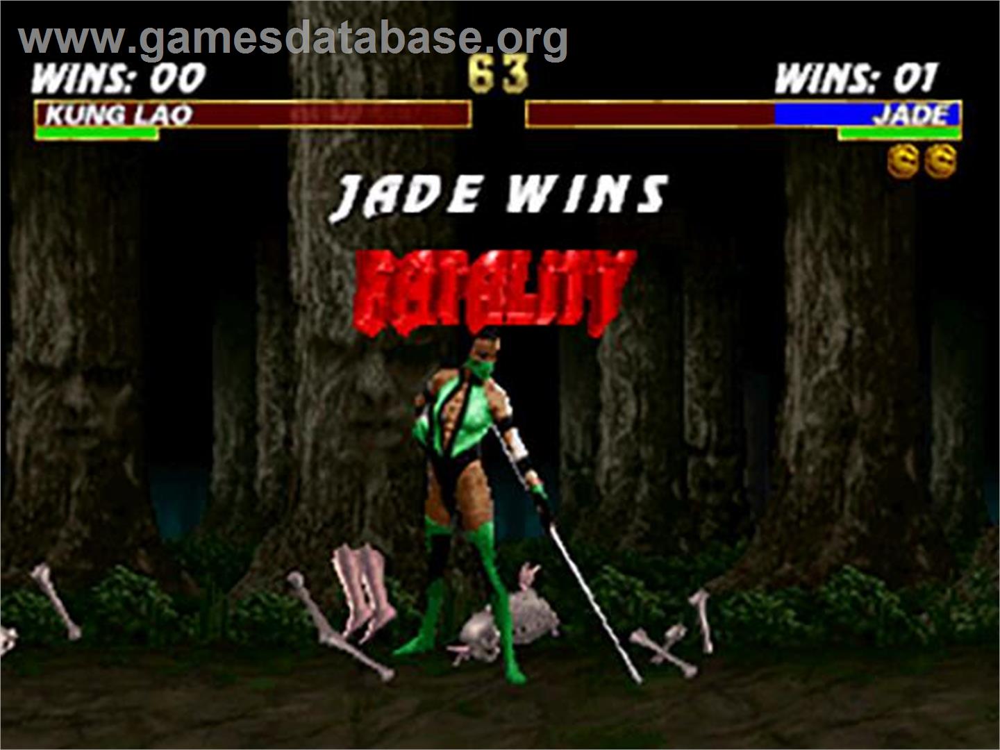 Mortal Kombat Trilogy - Sony Playstation - Artwork - In Game