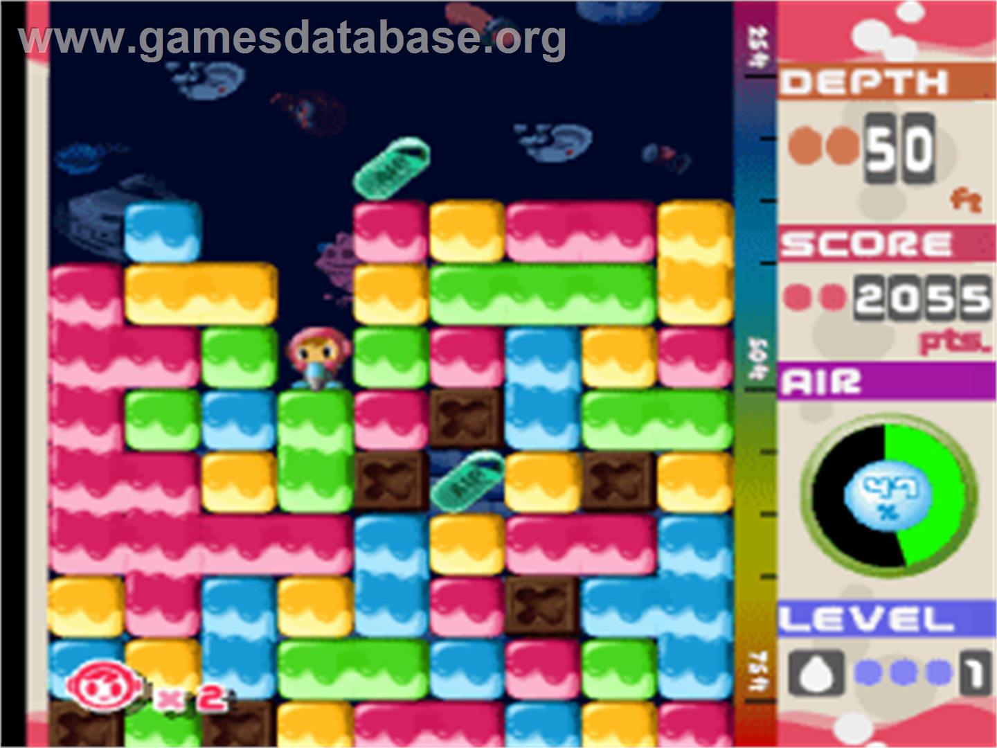 Mr. Driller - Sony Playstation - Artwork - In Game