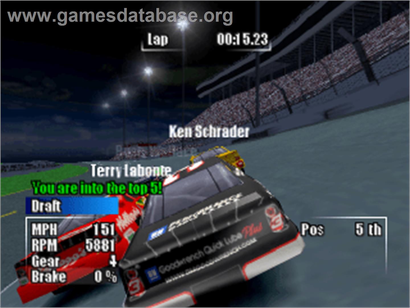 NASCAR Heat - Sony Playstation - Artwork - In Game