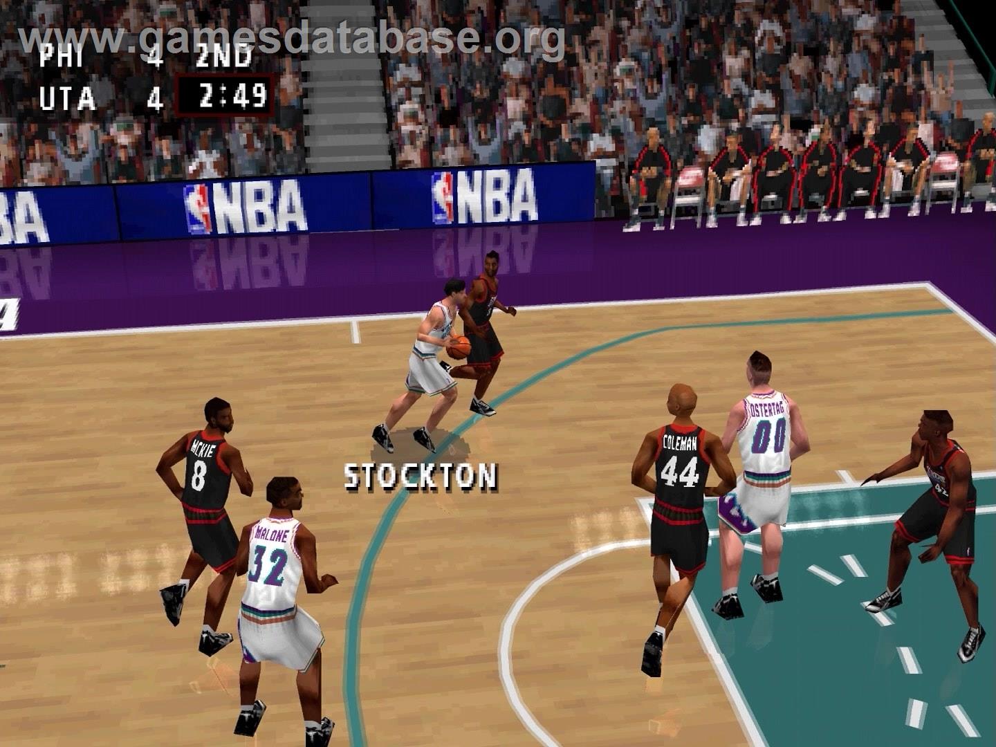 NBA Live 99 - Sony Playstation - Artwork - In Game