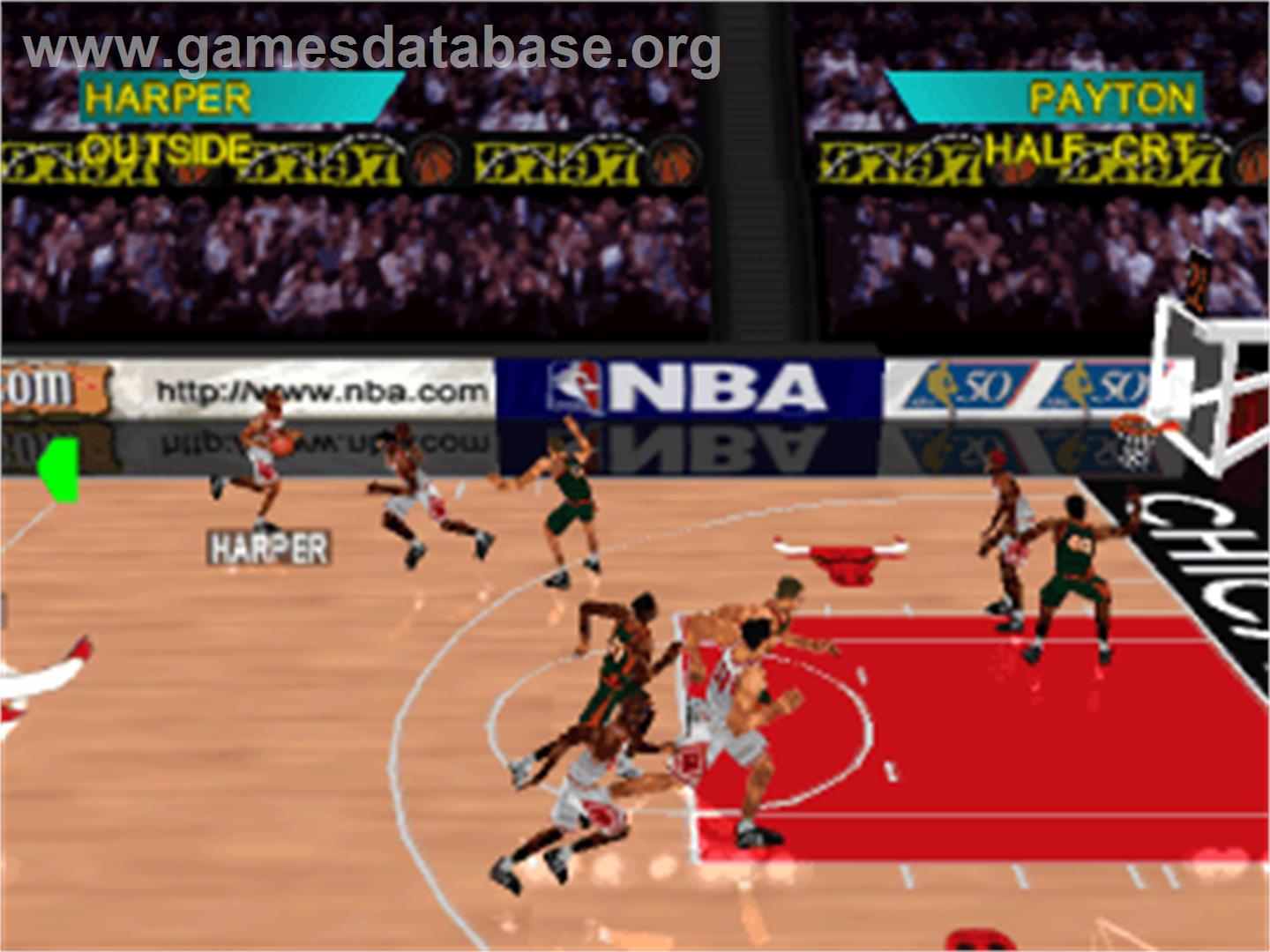 NBA Shootout '97 - Sony Playstation - Artwork - In Game
