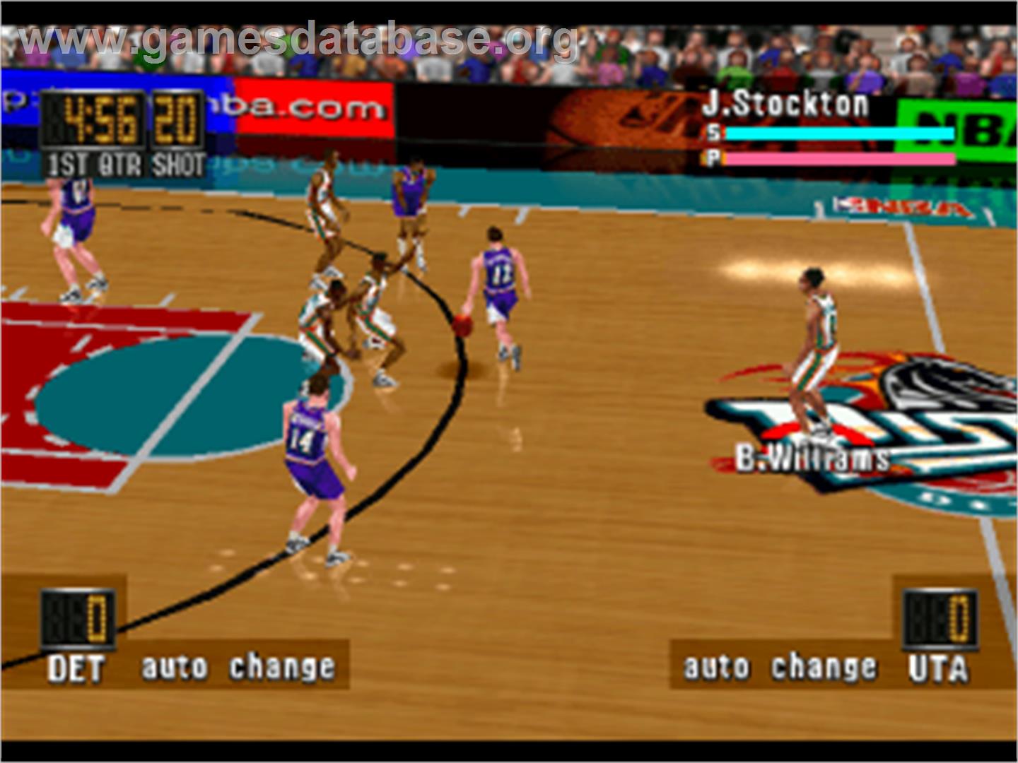 NBA in the Zone '98 - Sony Playstation - Artwork - In Game