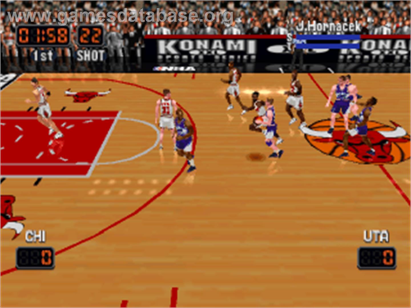 NBA in the Zone '99 - Sony Playstation - Artwork - In Game