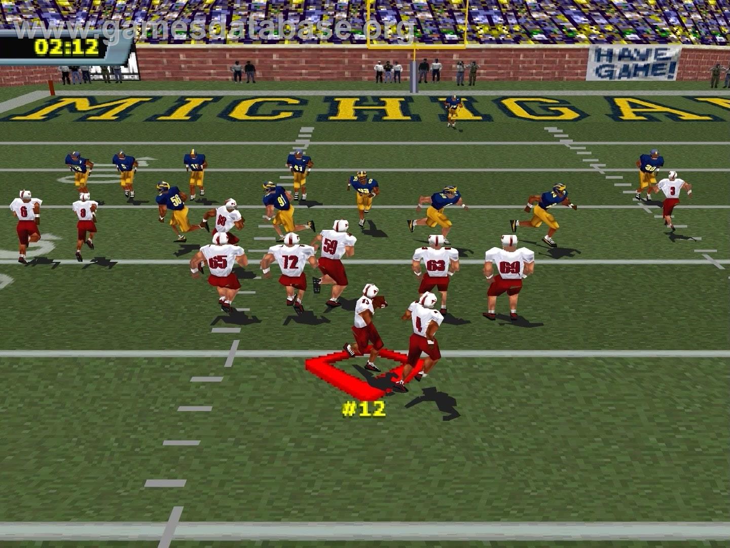 NCAA GameBreaker 99 - Sony Playstation - Artwork - In Game