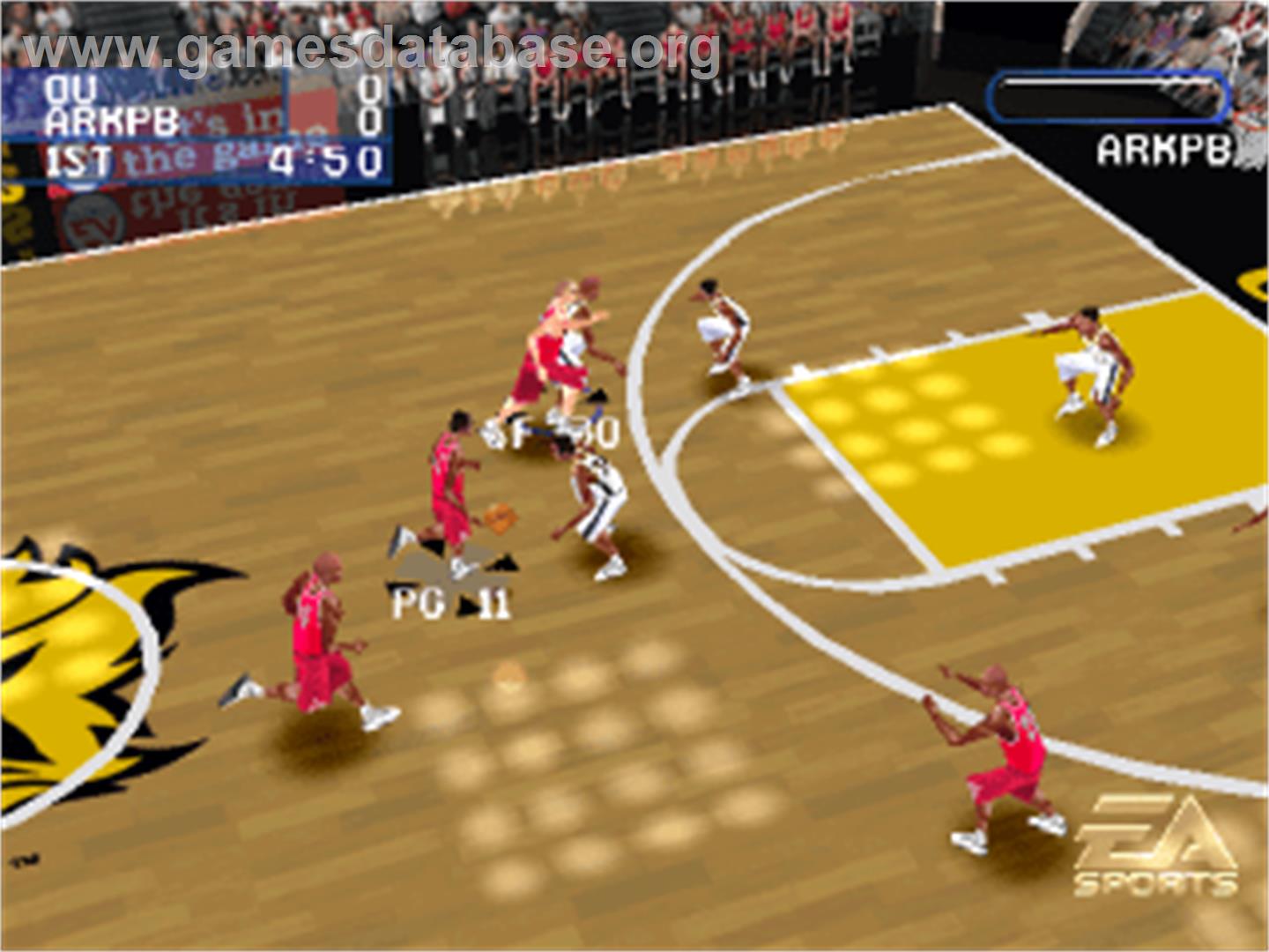 NCAA March Madness 2001 - Sony Playstation - Artwork - In Game