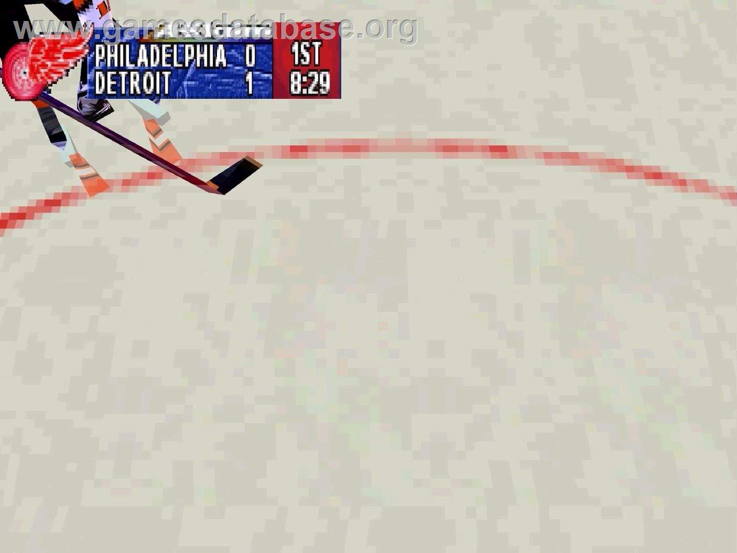 NHL Breakaway 98 - Sony Playstation - Artwork - In Game
