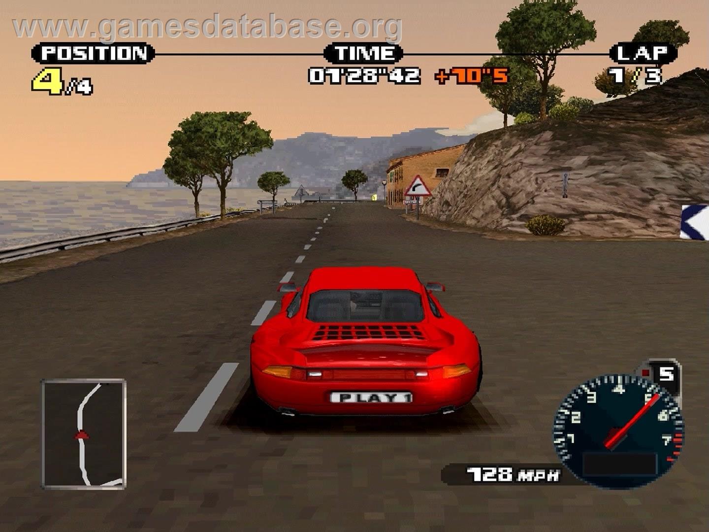 Need for Speed: Porsche Unleashed - Sony Playstation - Artwork - In Game