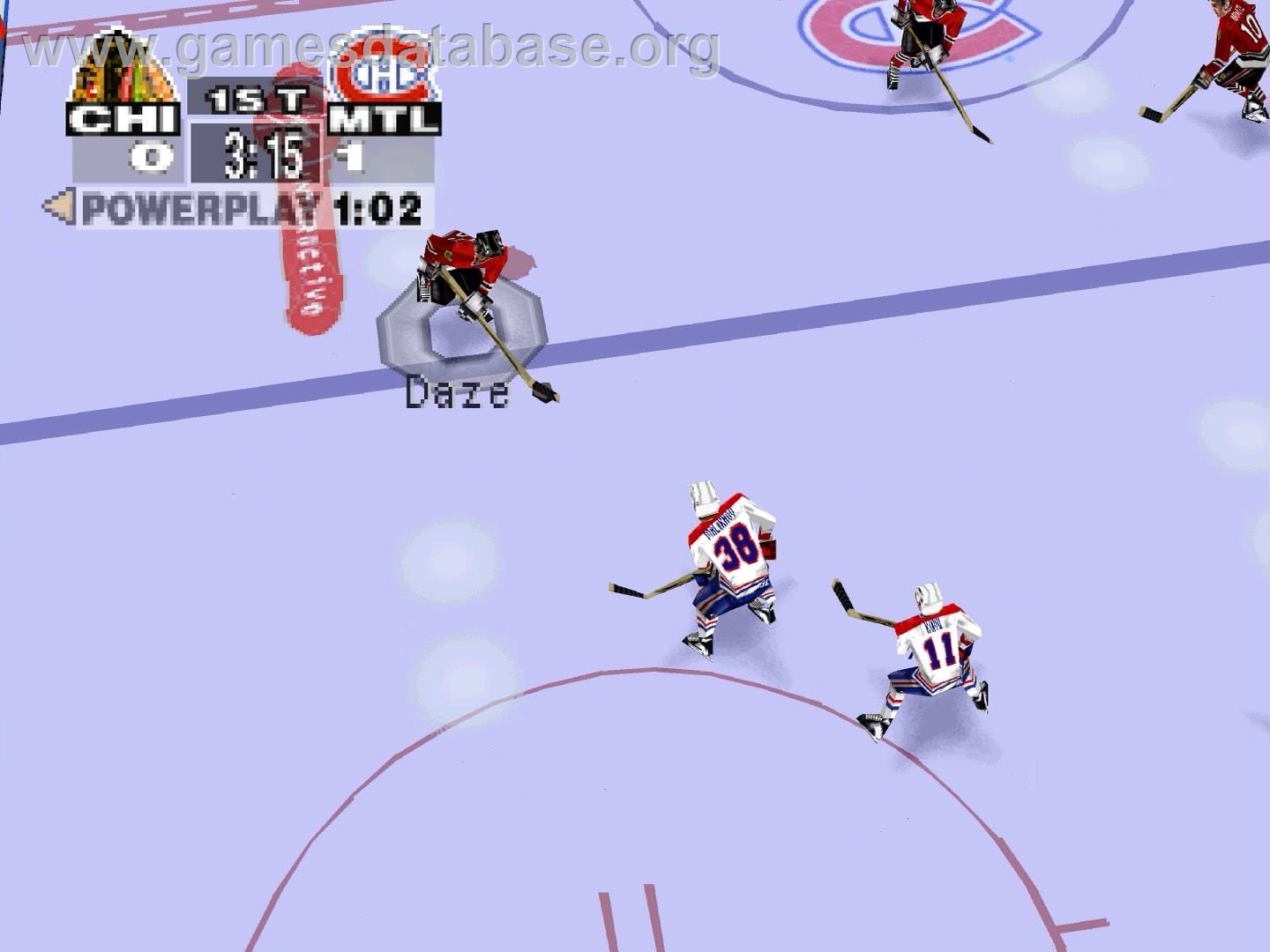 Nhl Powerplay 98 - Sony Playstation - Artwork - In Game