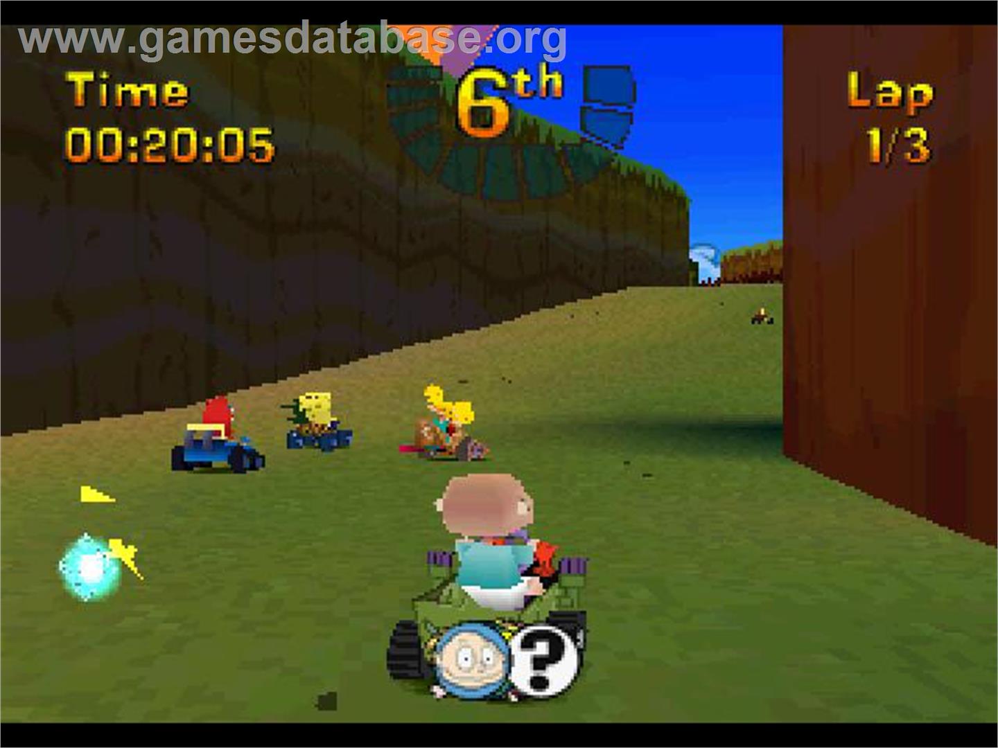 Nicktoons Racing - Sony Playstation - Artwork - In Game