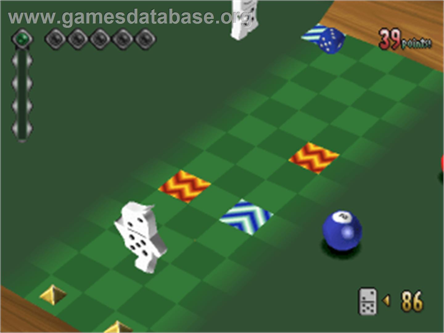 No One Can Stop Mr. Domino - Sony Playstation - Artwork - In Game