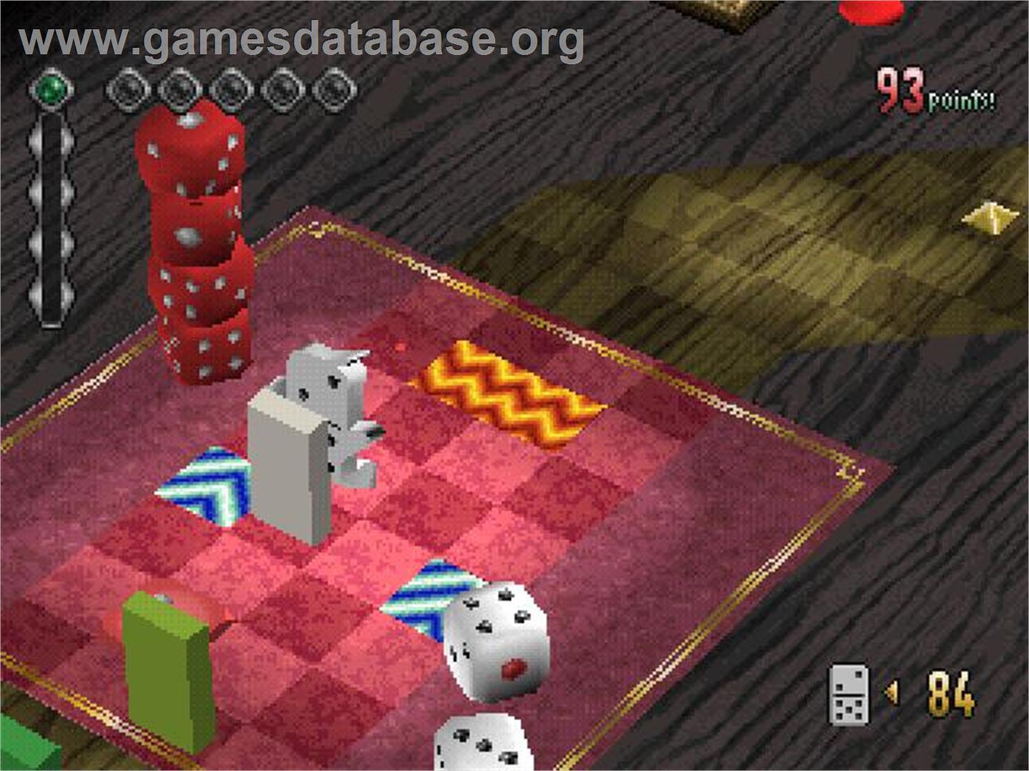 No One Can Stop Mr. Domino - Sony Playstation - Artwork - In Game