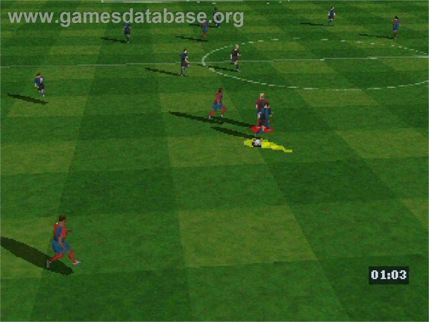 ONSIDE Complete Soccer - Sony Playstation - Artwork - In Game