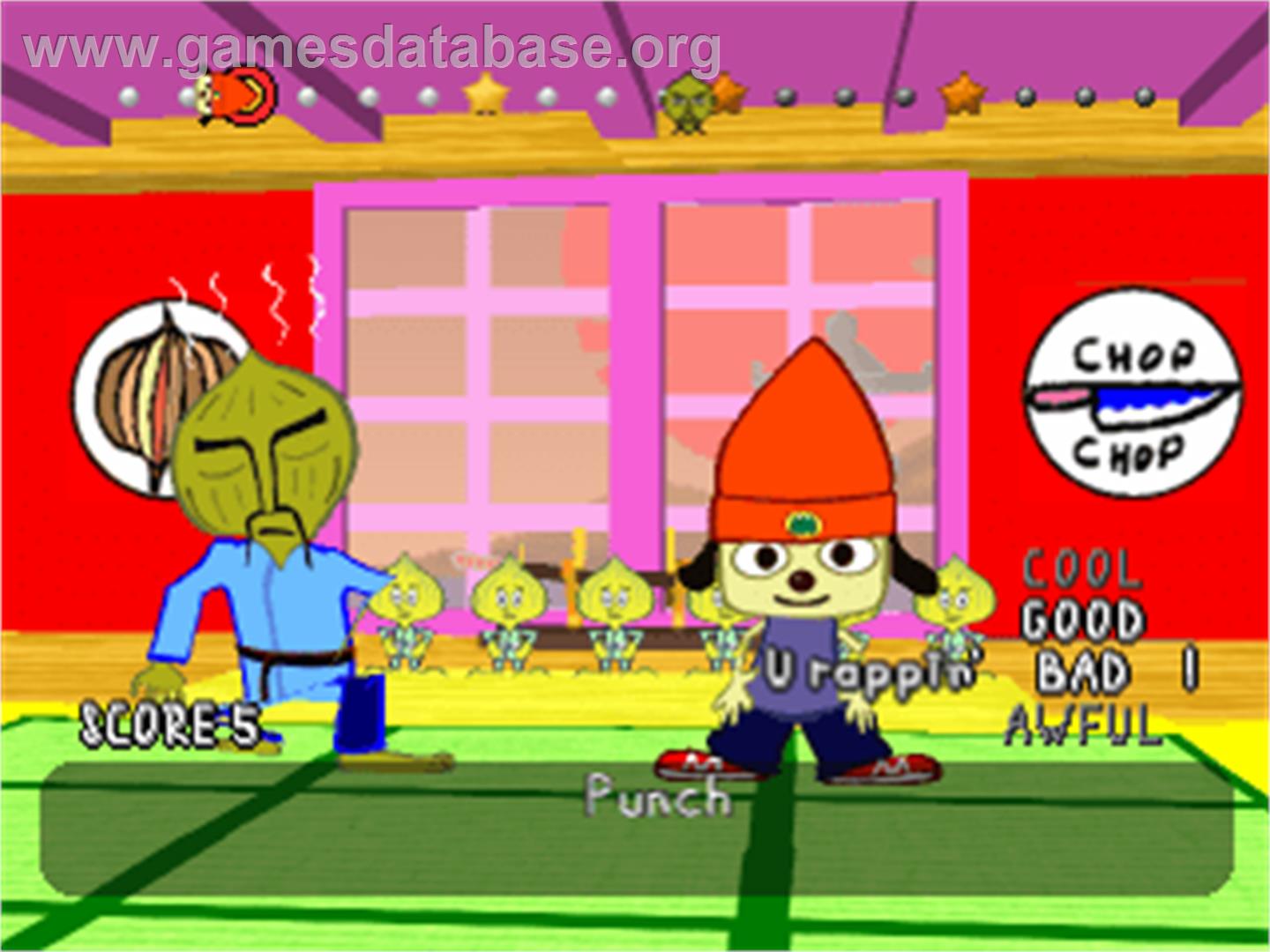 PaRappa the Rapper - Sony Playstation - Artwork - In Game