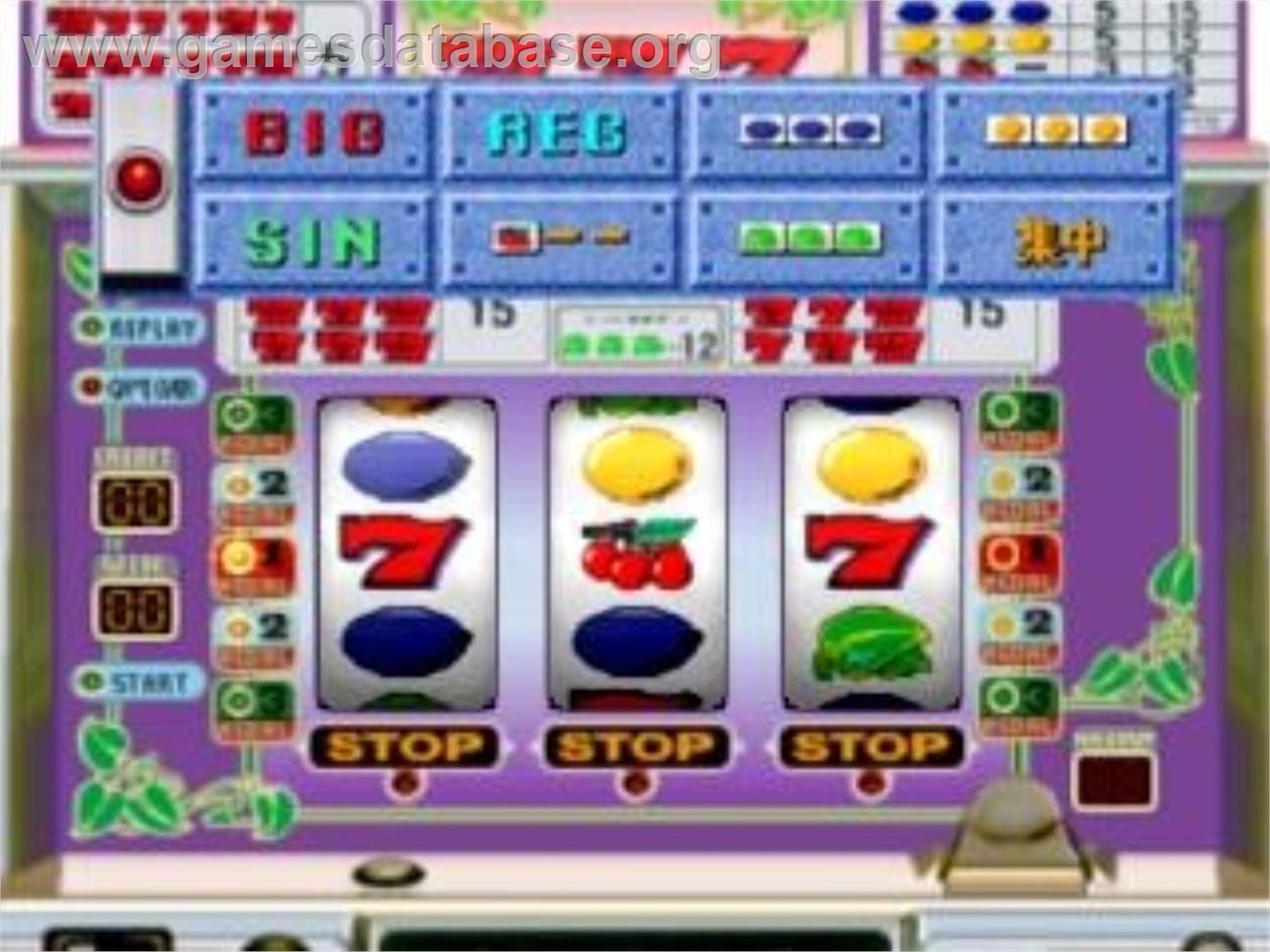 Pachi-slot Kanzen Kaiseki - Wai Wai Pulsar And 77 - Sony Playstation - Artwork - In Game
