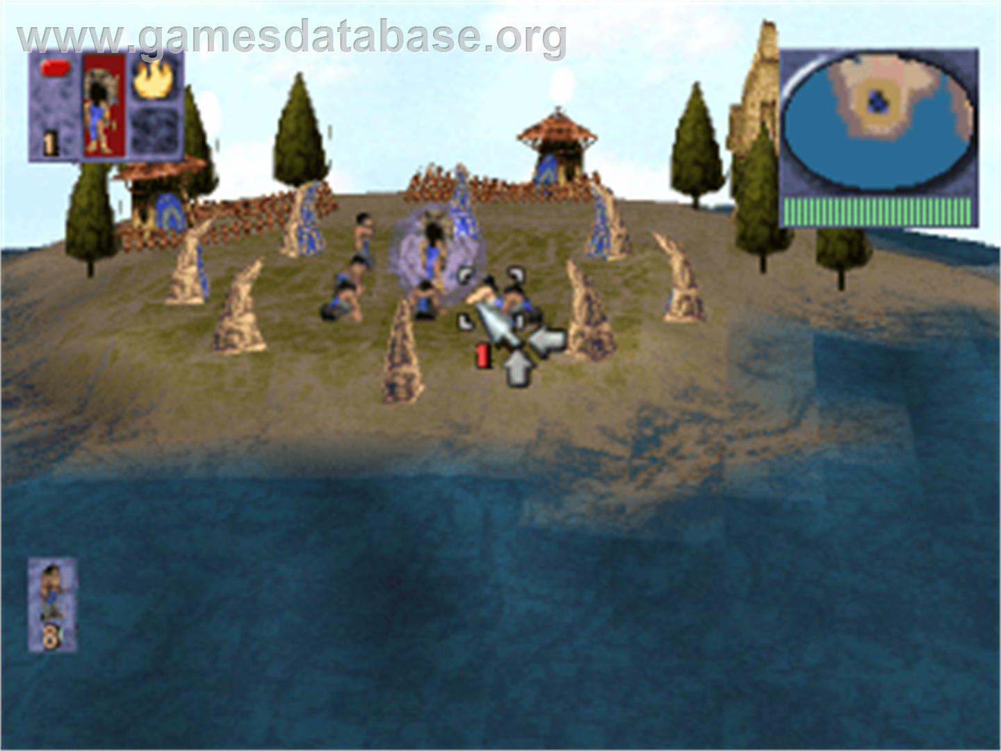 Populous: The Beginning - Sony Playstation - Artwork - In Game