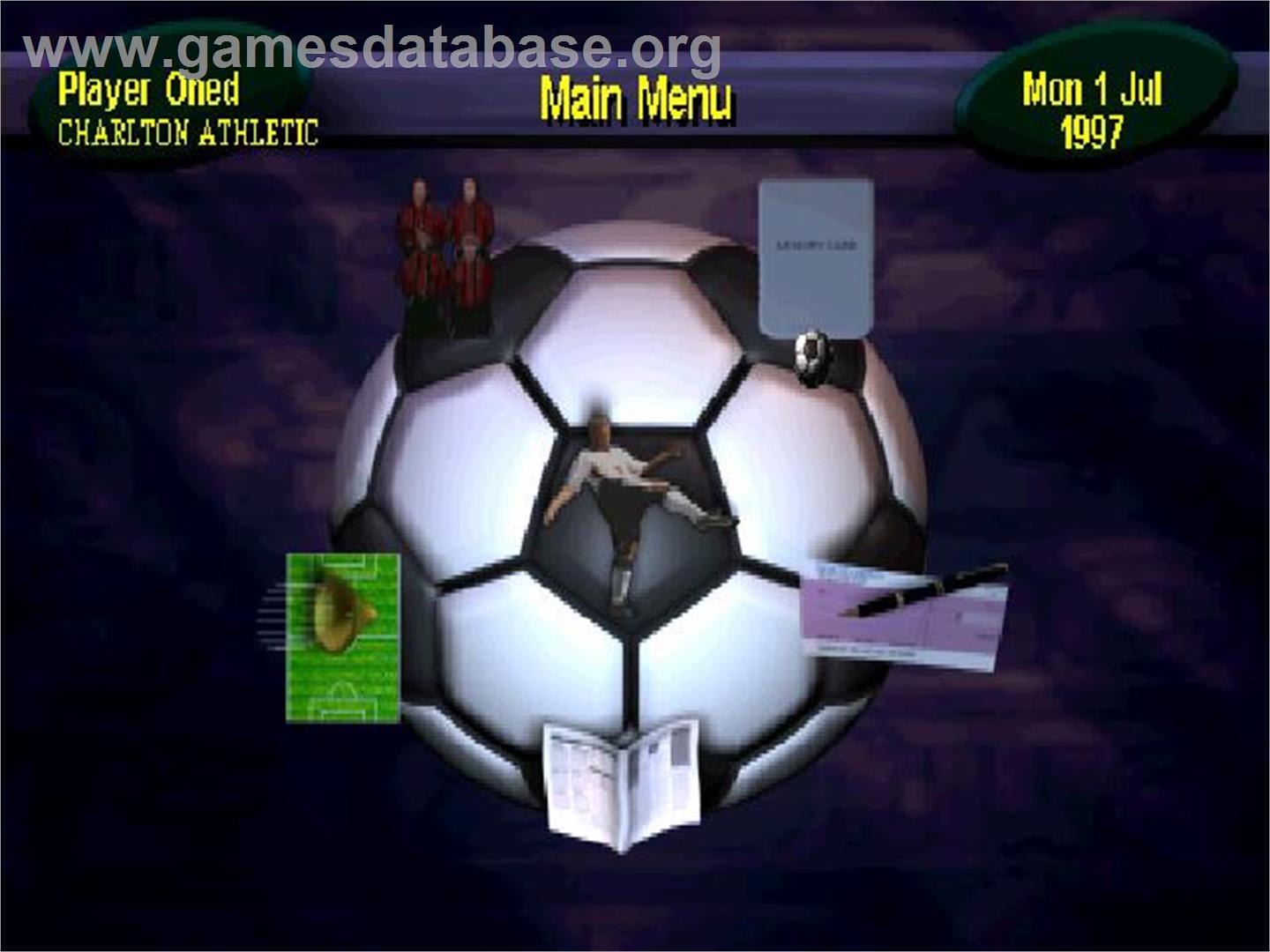 Premier Manager 98 - Sony Playstation - Artwork - In Game