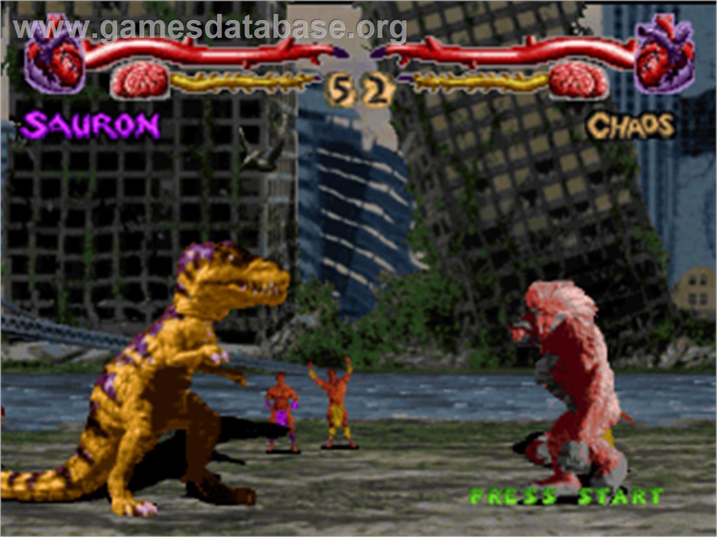 Primal Rage - Sony Playstation - Artwork - In Game