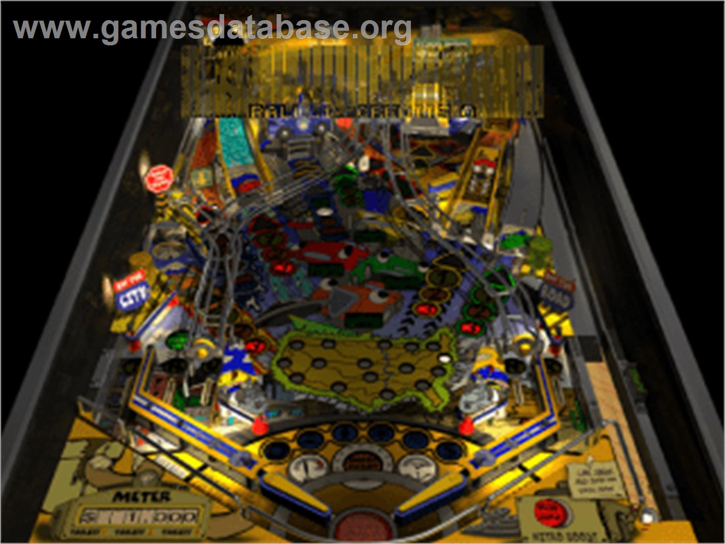 Pro Pinball: Big Race USA - Sony Playstation - Artwork - In Game