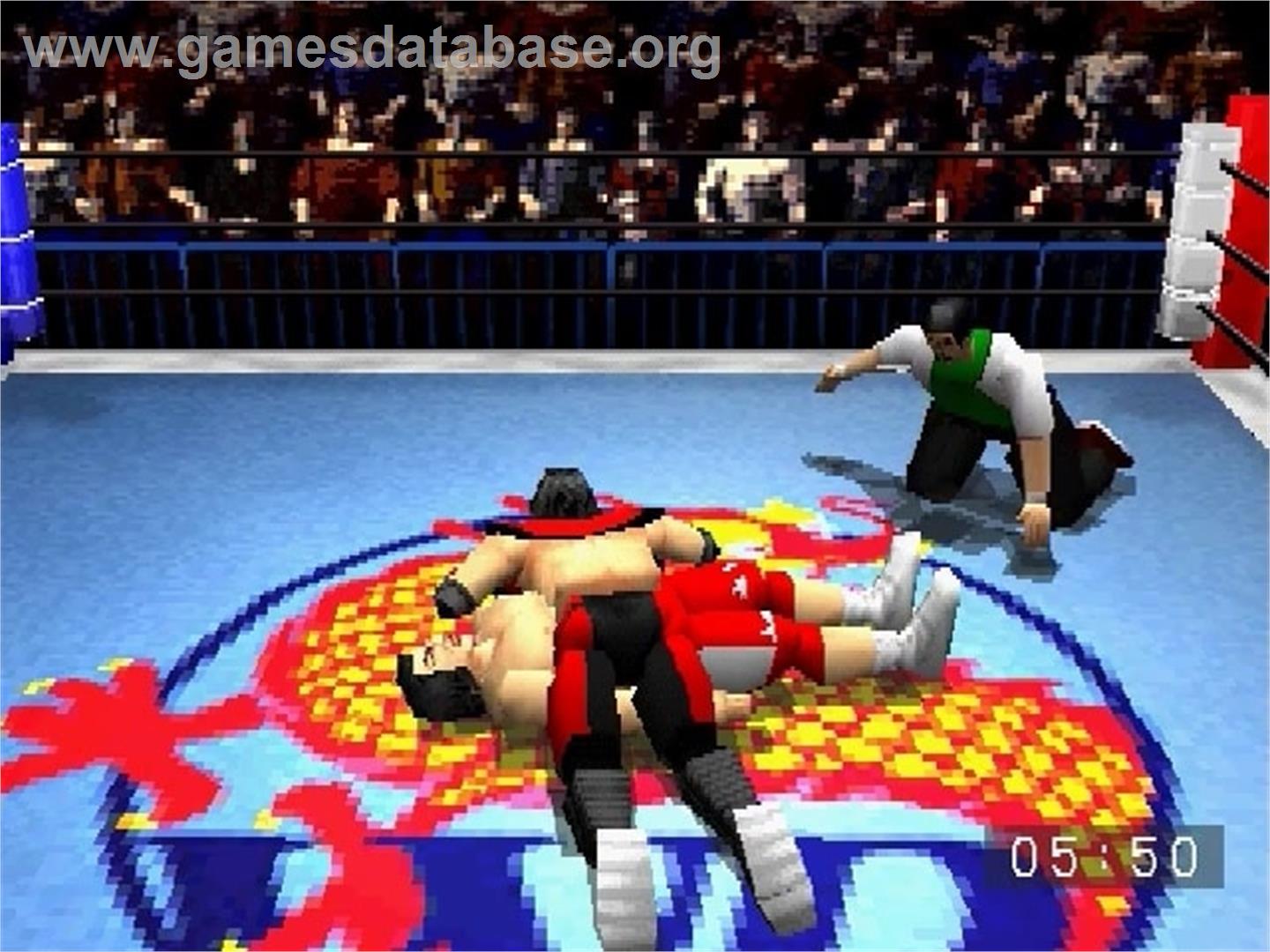 Pro Wrestling Sengokuden 2 - Kakutou Emaki - Sony Playstation - Artwork - In Game