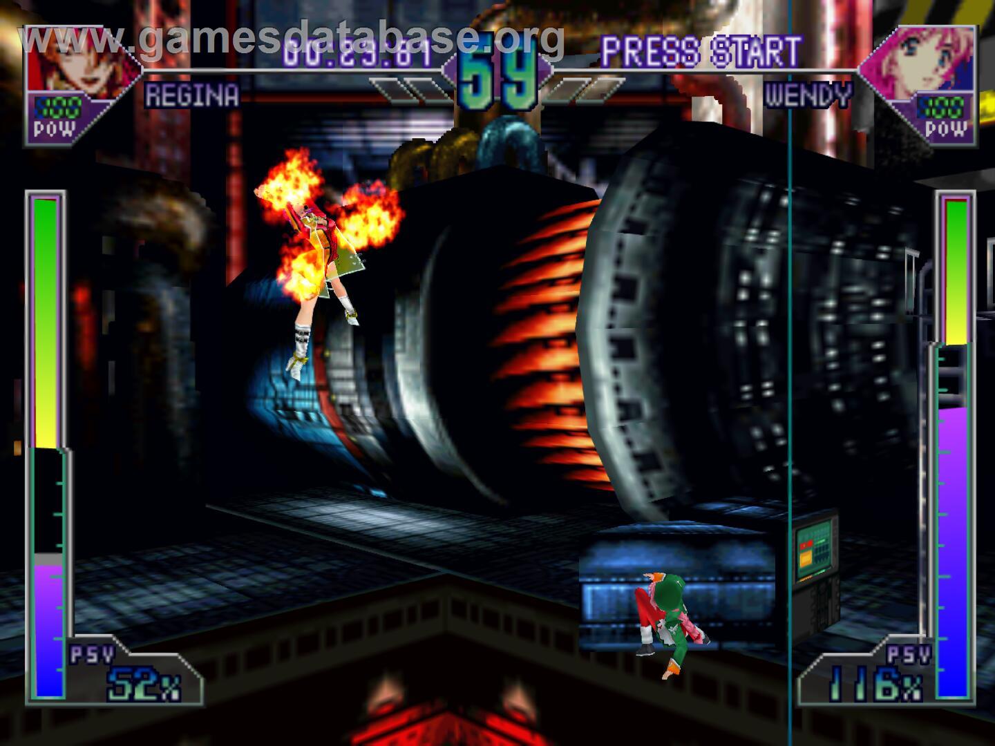 Psychic Force 2 - Sony Playstation - Artwork - In Game