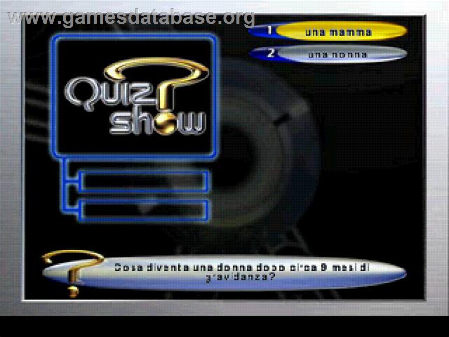 Quiz Show - Sony Playstation - Artwork - In Game