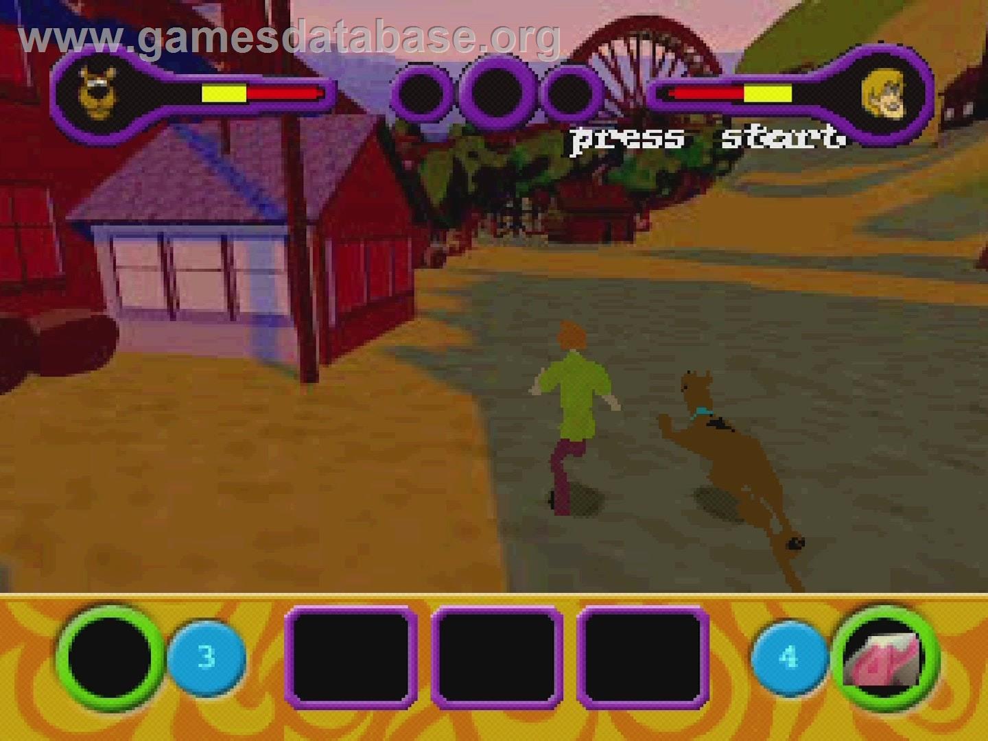 Scooby-Doo! Night of 100 Frights - Sony Playstation - Artwork - In Game