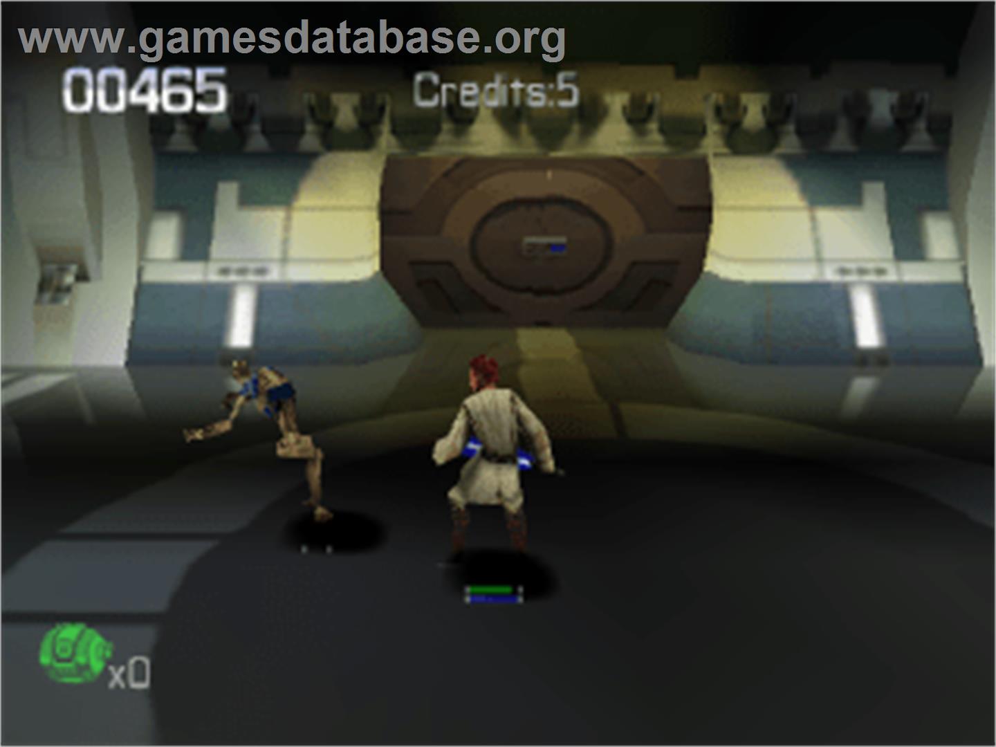 Star Wars: Episode I - Jedi Power Battles - Sony Playstation - Artwork - In Game