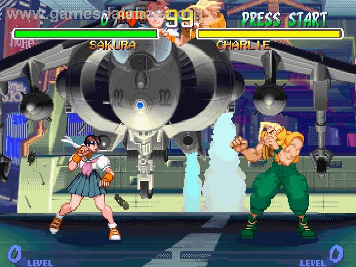 Street Fighter Alpha 2 - Sony Playstation - Artwork - In Game
