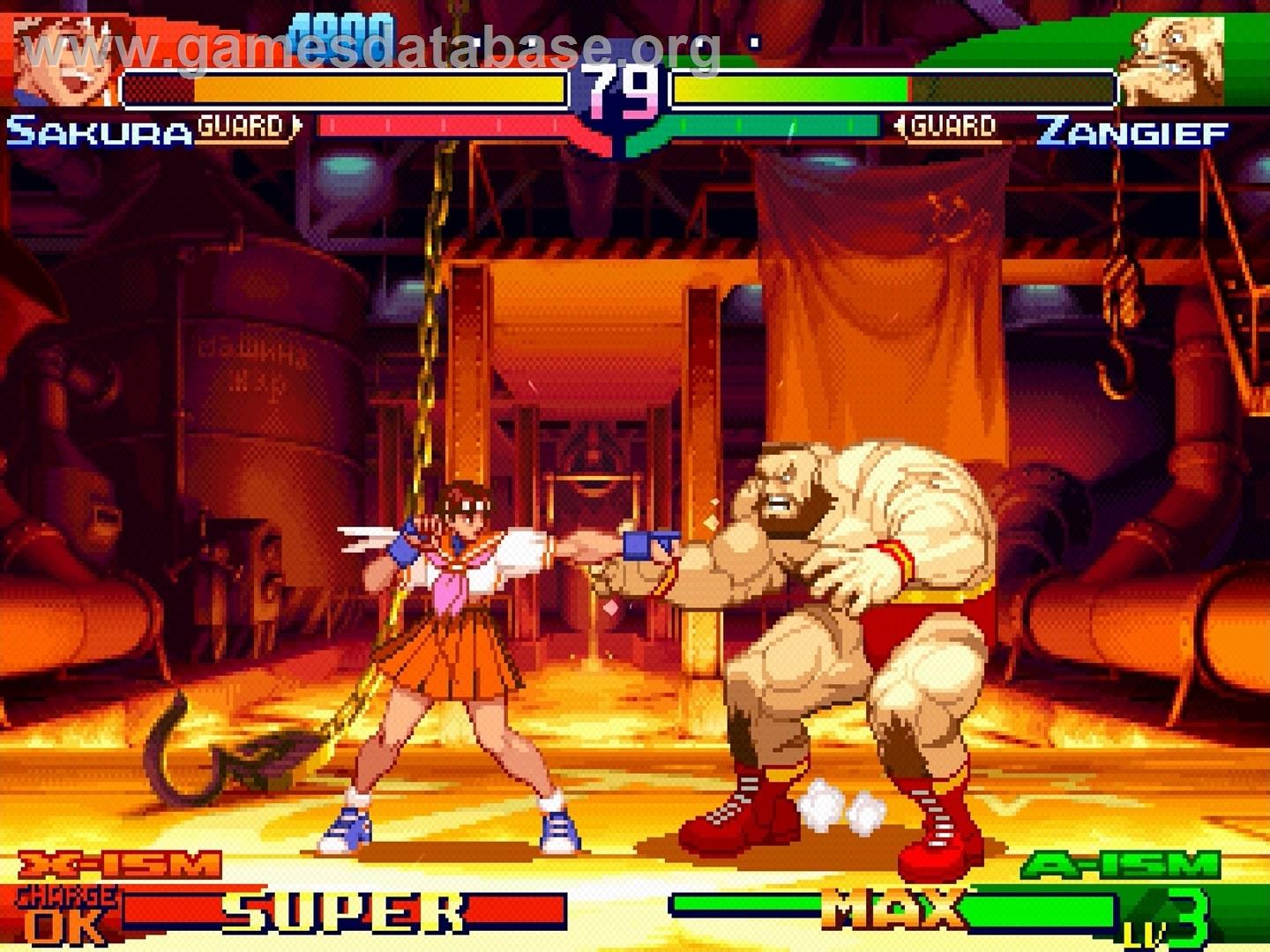Street Fighter Alpha 3 - Sony Playstation - Artwork - In Game