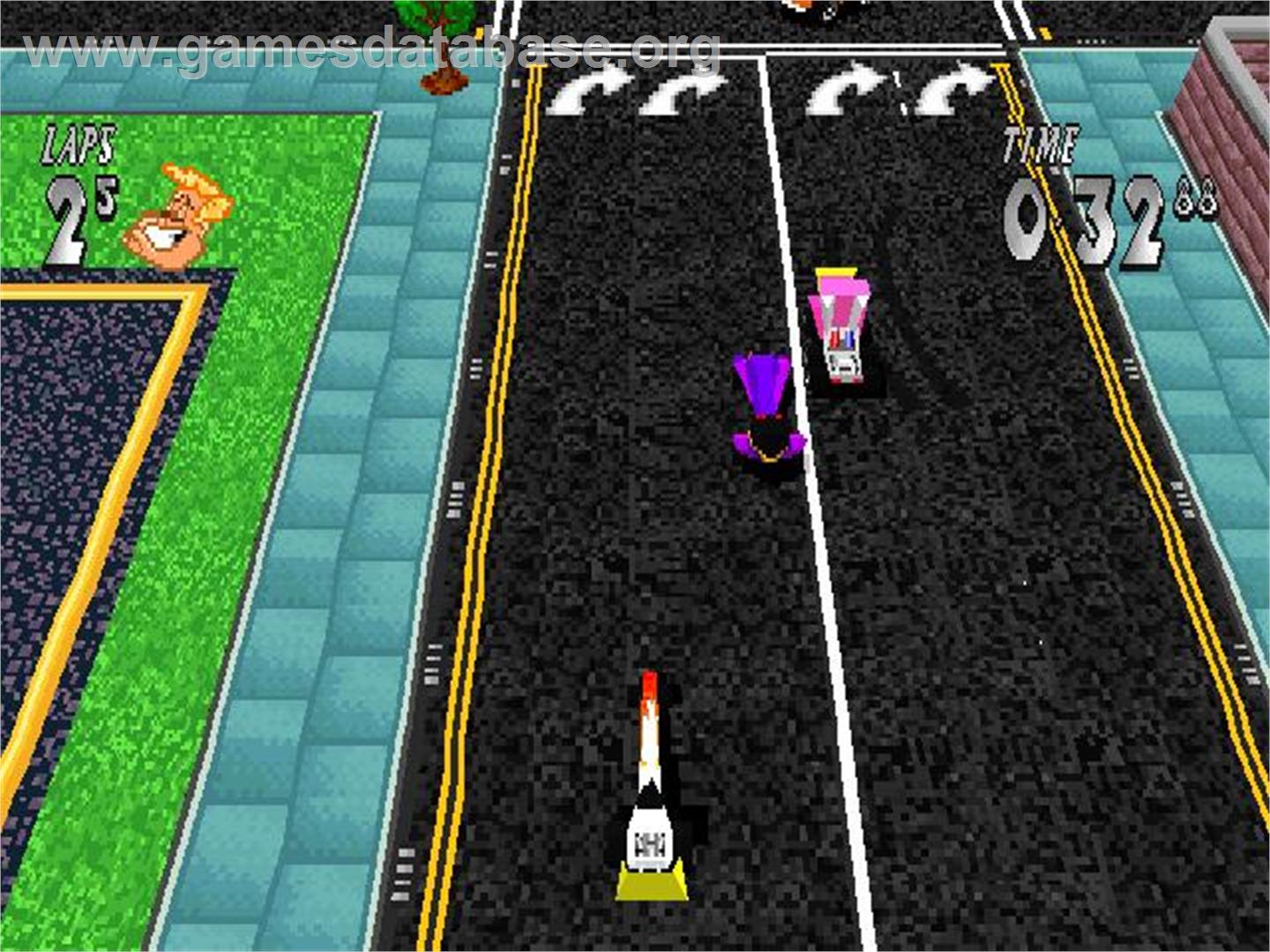 Supersonic Racers - Sony Playstation - Artwork - In Game