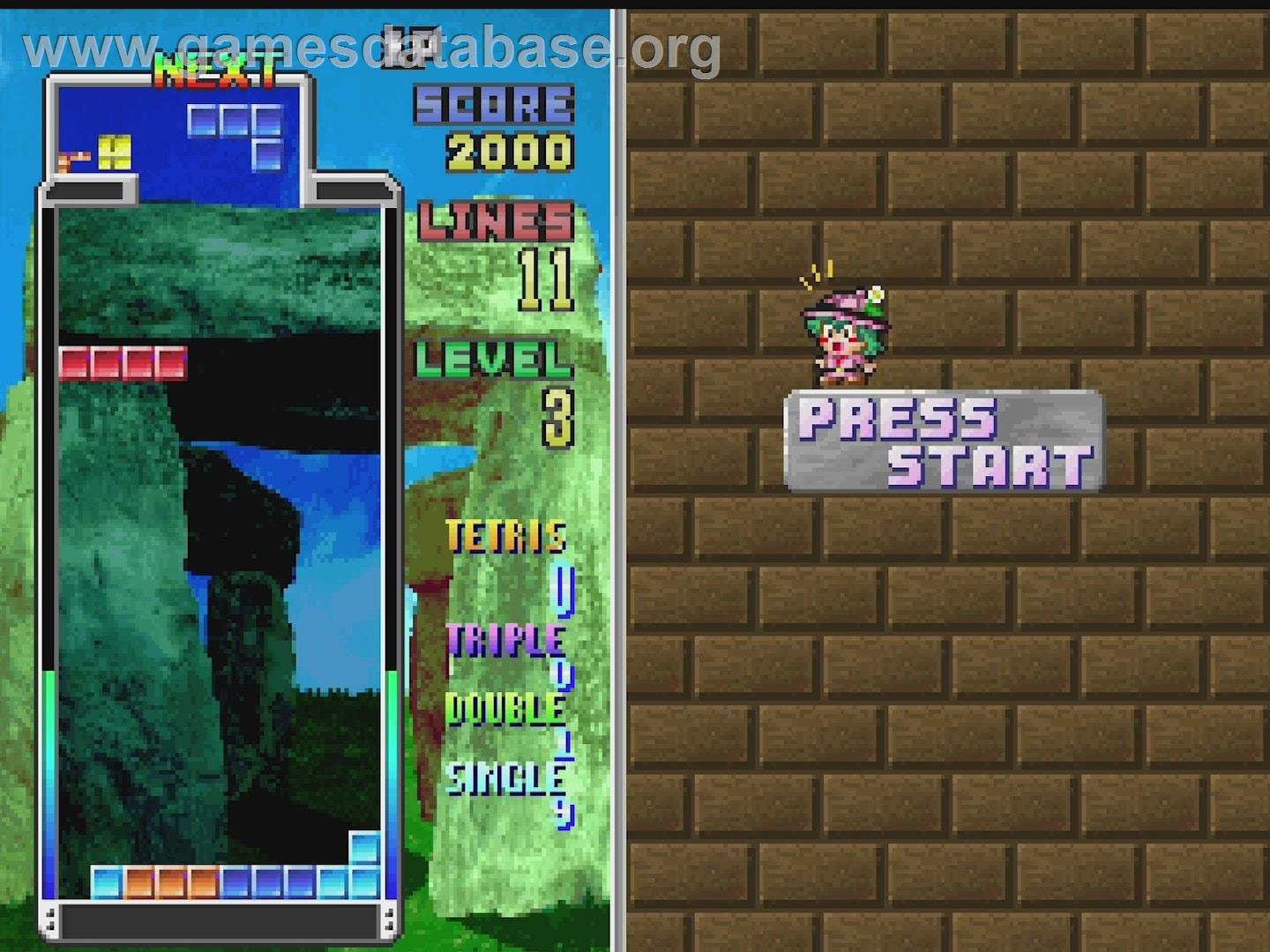 Tetris Plus - Sony Playstation - Artwork - In Game