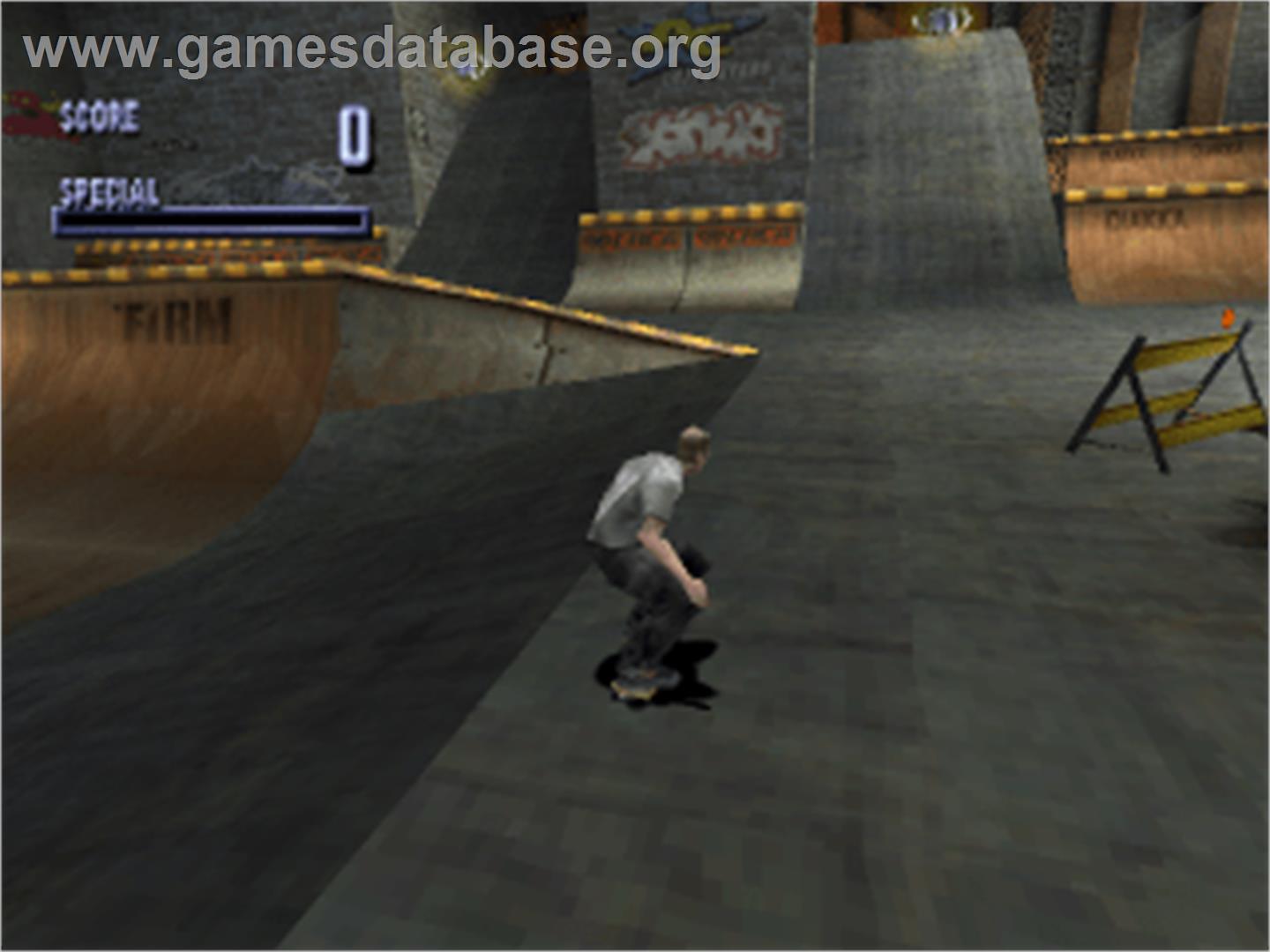 Tony Hawk's Pro Skater - Sony Playstation - Artwork - In Game