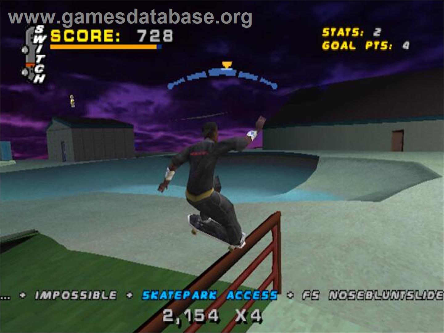 Tony Hawk's Pro Skater 4 - Sony Playstation - Artwork - In Game