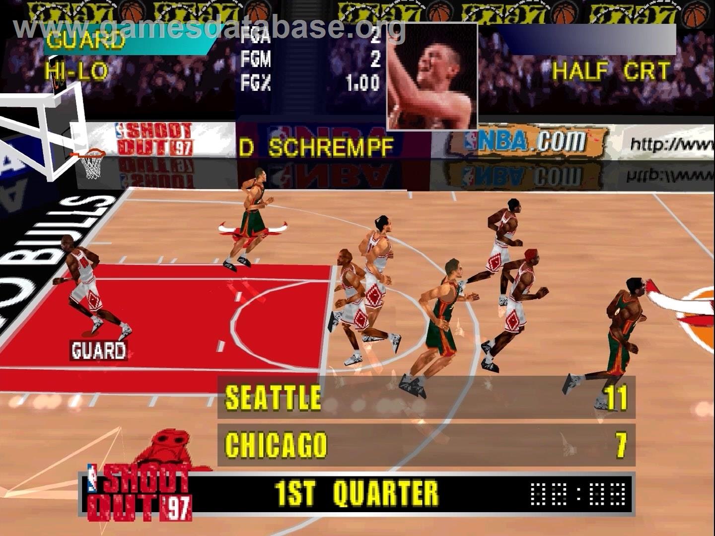 Total Nba 97 - Sony Playstation - Artwork - In Game