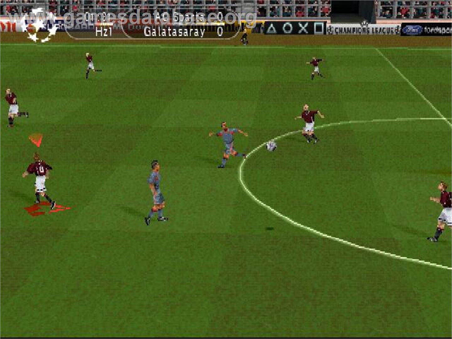 Uefa Champions League - Saison 1999 - 2000 - Sony Playstation - Artwork - In Game